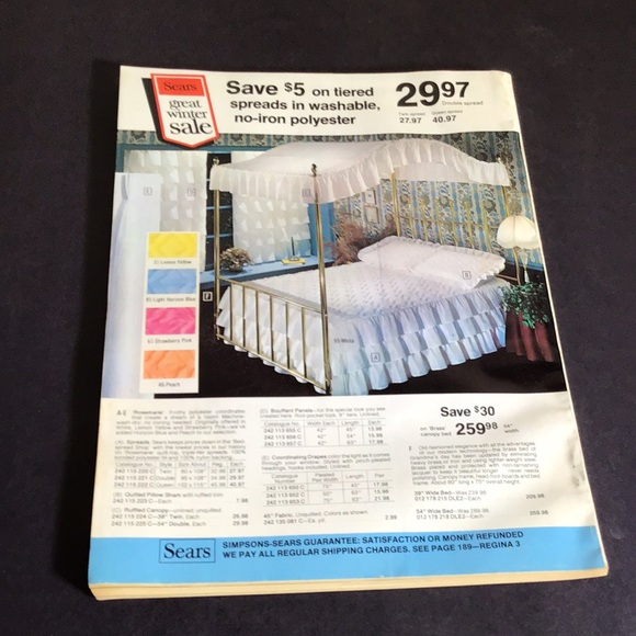 1976 Sears great winter sale catalogue mail out ephemera advertising vintage 70s - Picture 2 of 8